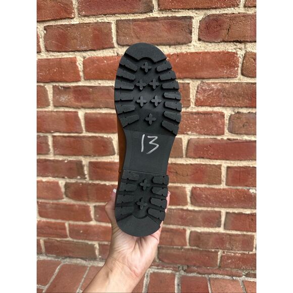 Ann Taylor Loft $156 Lug Chelsea Booties chestnut brown 9 NEW - Picture 9 of 9